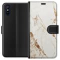 Pikkukuva 1 / 3: Xiaomi Redmi 9A Lompakkokotelo Valkoinen marmori