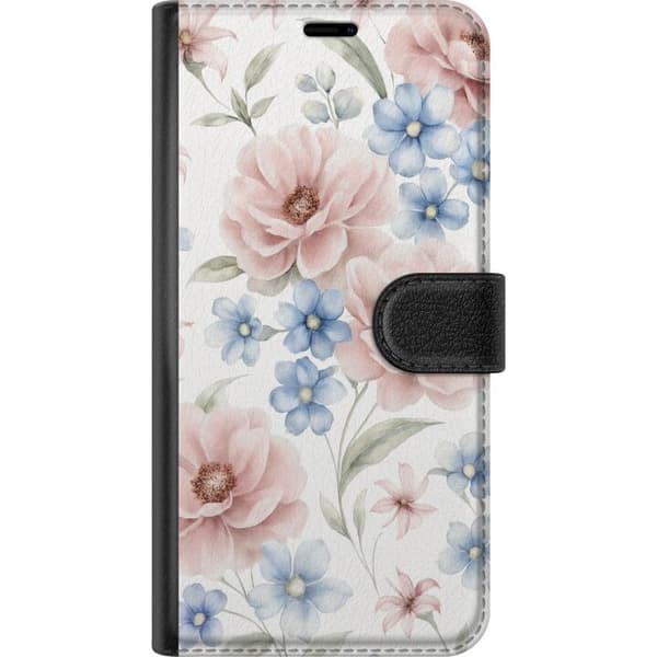 Xiaomi Redmi 9A Tegnebogsetui Romantiske blomster