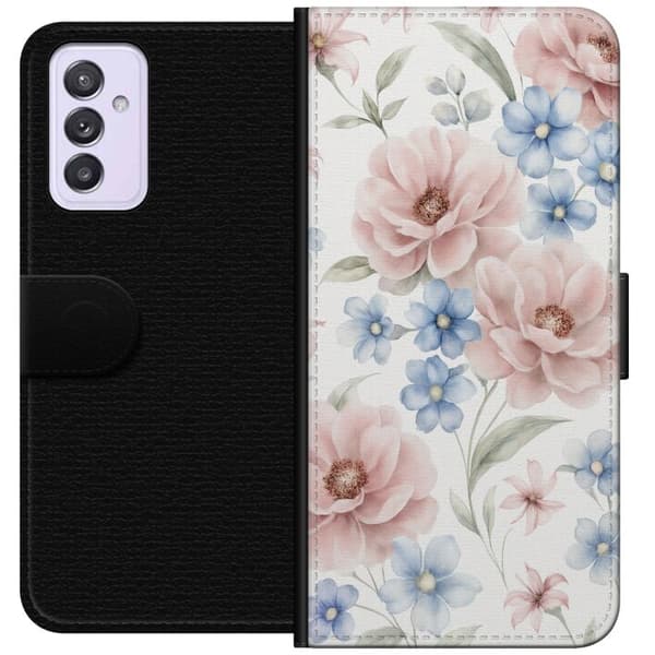 Samsung Galaxy A82 5G Lompakkokotelo Romanttiset kukat
