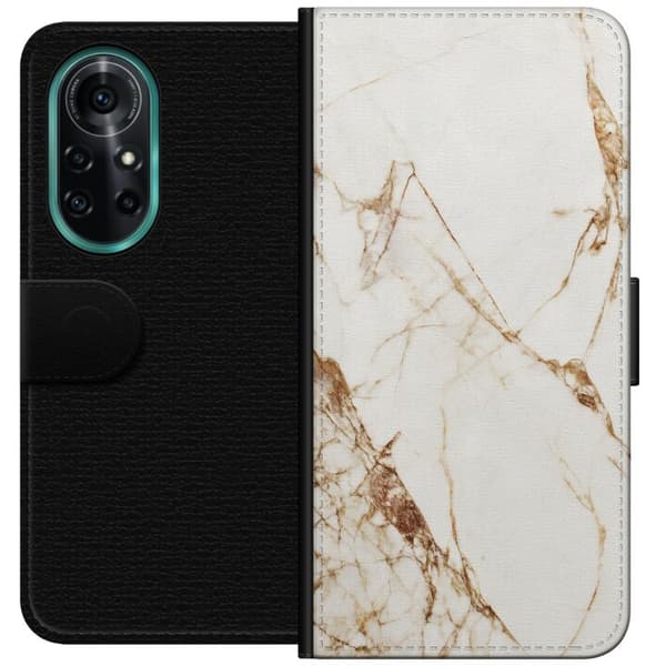 Huawei nova 8 Pro Lommeboketui Hvit marmor