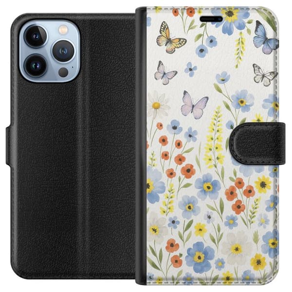 Apple iPhone 13 Pro Max Tegnebogsetui Sommerblomster