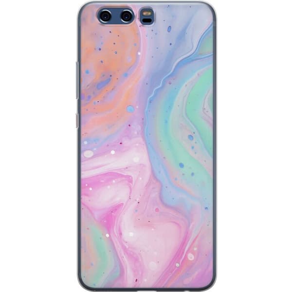Huawei P10 Gennemsigtig cover Pastelmarmor