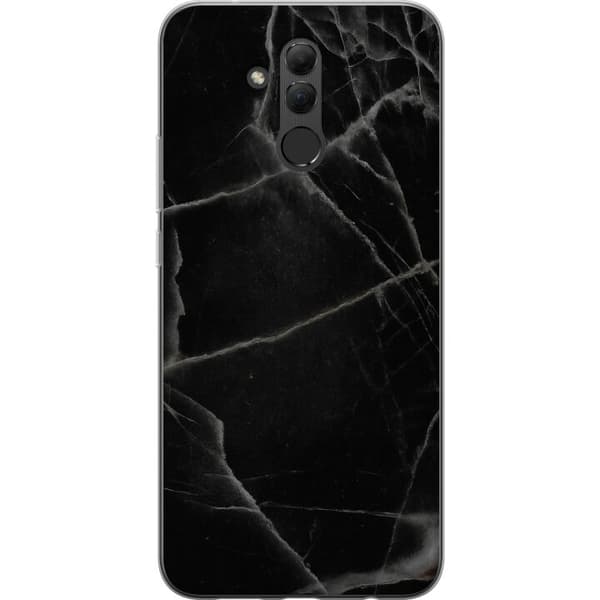 Huawei Mate 20 lite Läpinäkyvä kuori Musta marmori