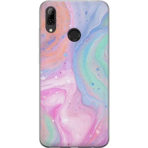 Huawei P smart 2019 Gjennomsiktig deksel Pastellmarmor