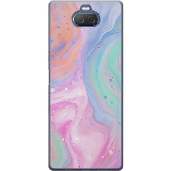 Sony Xperia 10 Plus Gjennomsiktig deksel Pastellmarmor