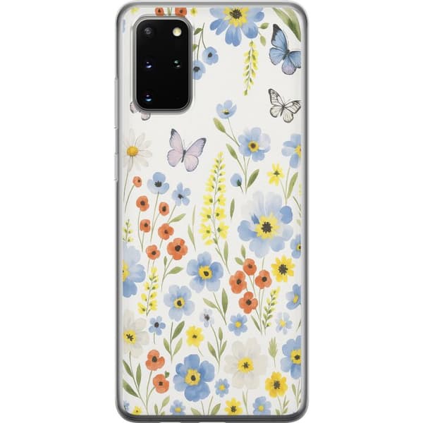 Samsung Galaxy S20+ Läpinäkyvä kuori Kesäkukat