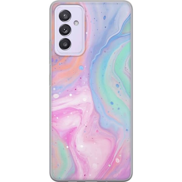 Samsung Galaxy A82 5G Genomskinligt Skal Pastellmarmor