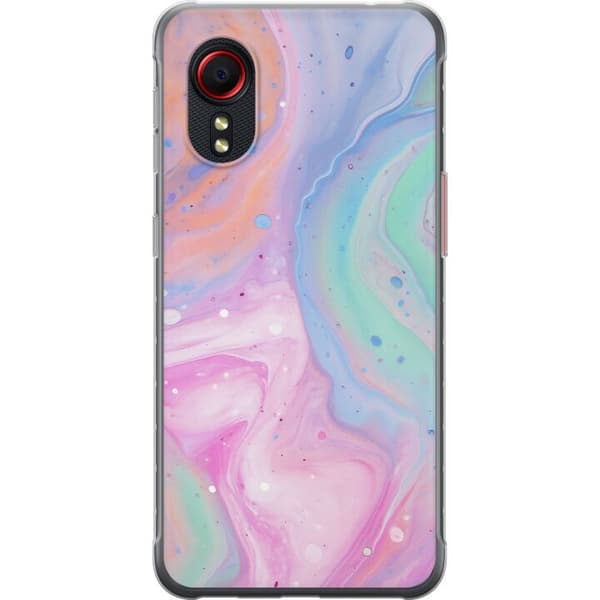 Samsung Galaxy Xcover 5 Läpinäkyvä kuori Pastellimarmori