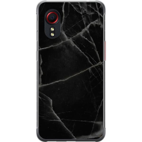 Samsung Galaxy Xcover 5 Läpinäkyvä kuori Musta marmori