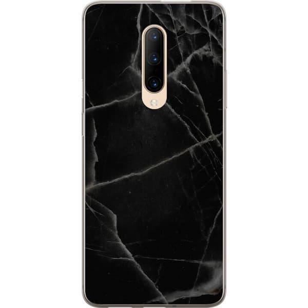 OnePlus 7 Pro Gjennomsiktig deksel Svart marmor