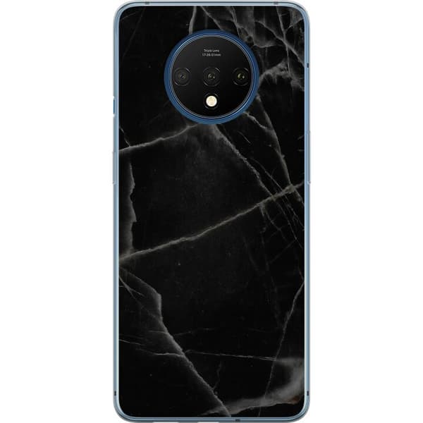 OnePlus 7T Gjennomsiktig deksel Svart marmor