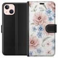 Miniatyrbillede 1 af 3: Apple iPhone 13 Tegnebogsetui Romantiske blomster