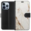 Miniatyrbilde 1 av 4: Apple iPhone 13 Pro Lommeboketui Hvit marmor