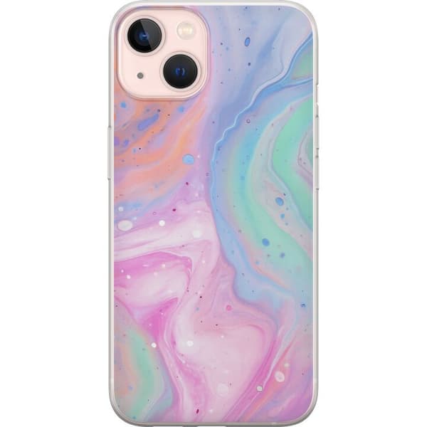 Apple iPhone 13 Gjennomsiktig deksel Pastellmarmor