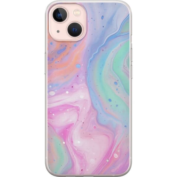 Apple iPhone 13 mini Genomskinligt Skal Pastellmarmor