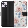Pikkukuva 1 / 3: Apple iPhone 15 Lompakkokotelo Romanttiset kukat