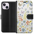 Miniatyrbillede 1 af 3: Apple iPhone 14 Plus Tegnebogsetui Sommerblomster