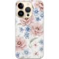 Pikkukuva 1 / 3: Apple iPhone 15 Pro Läpinäkyvä kuori Romanttiset kukat