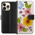 Miniatyrbilde 1 av 3: Apple iPhone 14 Pro Max Lommeboketui Pressede blomster