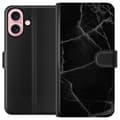Pikkukuva 1 / 3: Apple iPhone 16 Lompakkokotelo Musta marmori