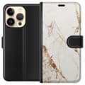 Miniatyrbilde 1 av 3: Apple iPhone 15 Pro Lommeboketui Hvit marmor