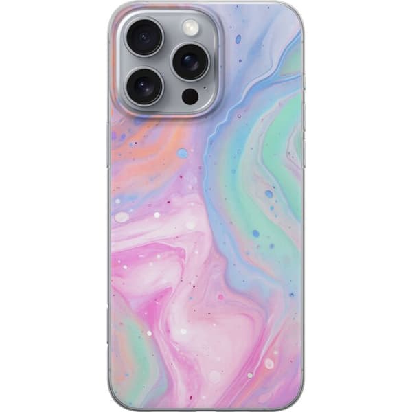 Apple iPhone 16 Pro Max Gjennomsiktig deksel Pastellmarmor