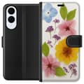 Miniatyrbild 1 av 3: Samsung Galaxy S25 Edge Plånboksfodral Pressade blommor