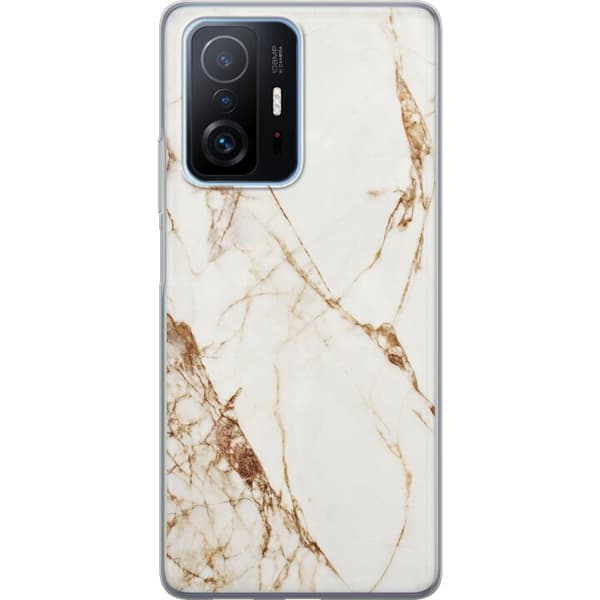 Xiaomi 11T Pro Genomskinligt Skal Vit marmor