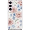 Pikkukuva 1 / 3: Samsung Galaxy S23 Läpinäkyvä kuori Romanttiset kukat