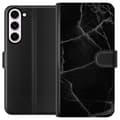 Miniatyrbillede 1 af 3: Samsung Galaxy S23+ Tegnebogsetui Sort marmor