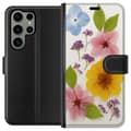 Miniatyrbilde 1 av 3: Samsung Galaxy S23 Ultra Lommeboketui Pressede blomster