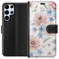 Miniatyrbillede 1 af 3: Samsung Galaxy S24 Ultra Tegnebogsetui Romantiske blomster
