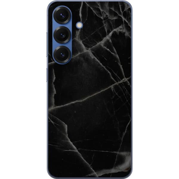 Samsung Galaxy S25+ Gennemsigtig cover Sort marmor