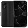 Miniatyrbillede 1 af 3: Samsung Galaxy Xcover 5 Tegnebogsetui Sort marmor