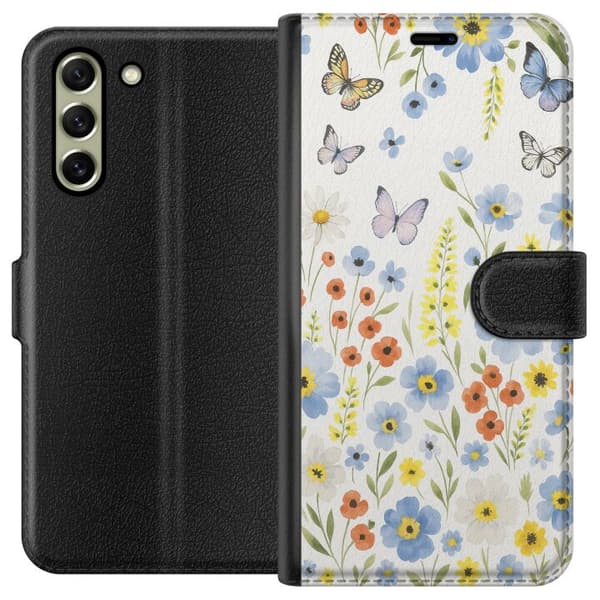 Samsung Galaxy S21 FE 5G Lommeboketui Sommerblomster