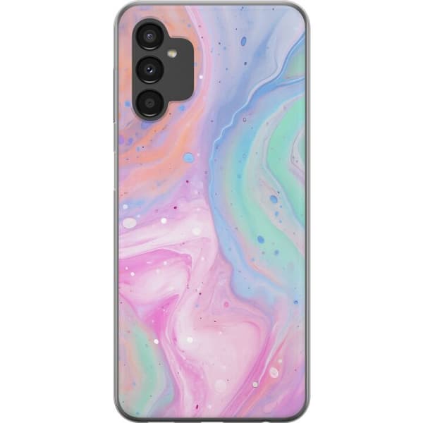 Samsung Galaxy A04s Läpinäkyvä kuori Pastellimarmori