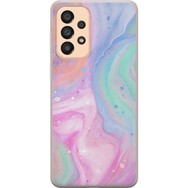 Samsung Galaxy A33 5G Gjennomsiktig deksel Pastellmarmor