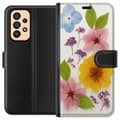 Miniatyrbild 1 av 3: Samsung Galaxy A53 5G Plånboksfodral Pressade blommor