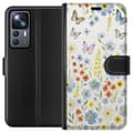 Miniatyrbilde 1 av 3: Xiaomi 12T Pro Lommeboketui Sommerblomster
