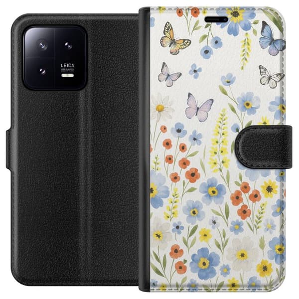 Xiaomi 13 Lommeboketui Sommerblomster