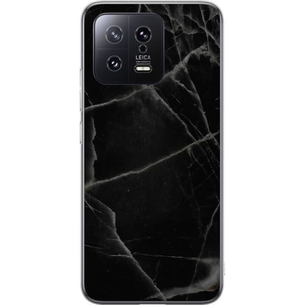 Xiaomi 13 Genomskinligt Skal Svart marmor