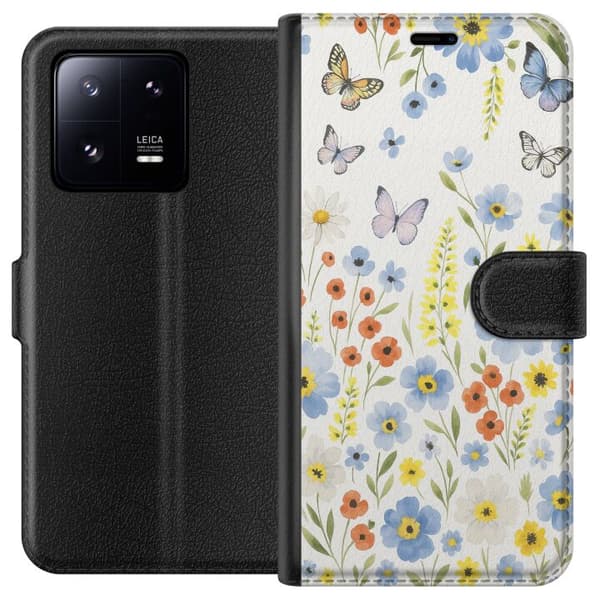 Xiaomi 13 Pro Lommeboketui Sommerblomster