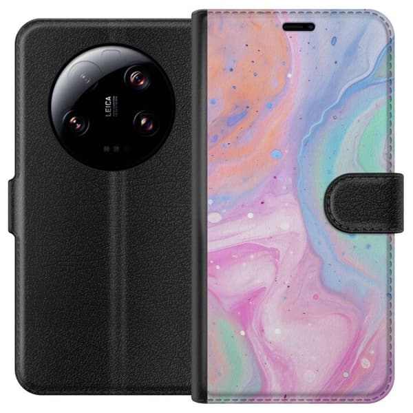 Xiaomi 13 Ultra Tegnebogsetui Pastelmarmor