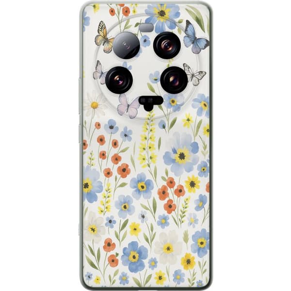 Xiaomi 13 Ultra Läpinäkyvä kuori Kesäkukat