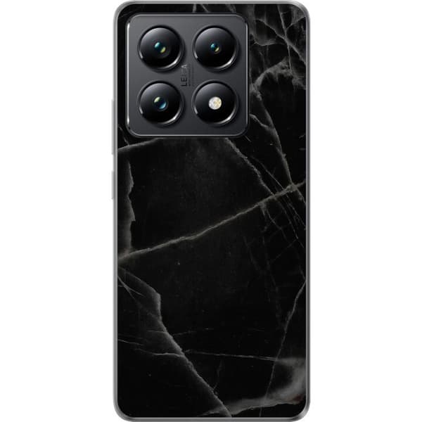 Xiaomi 14T Gennemsigtig cover Sort marmor