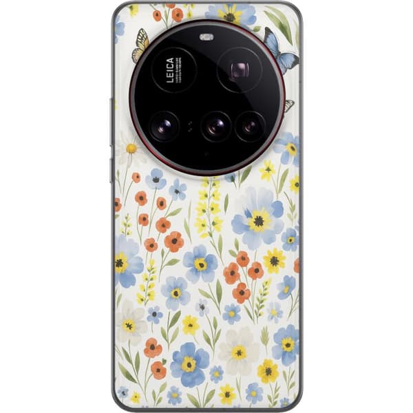 Xiaomi 15 Ultra Läpinäkyvä kuori Kesäkukat