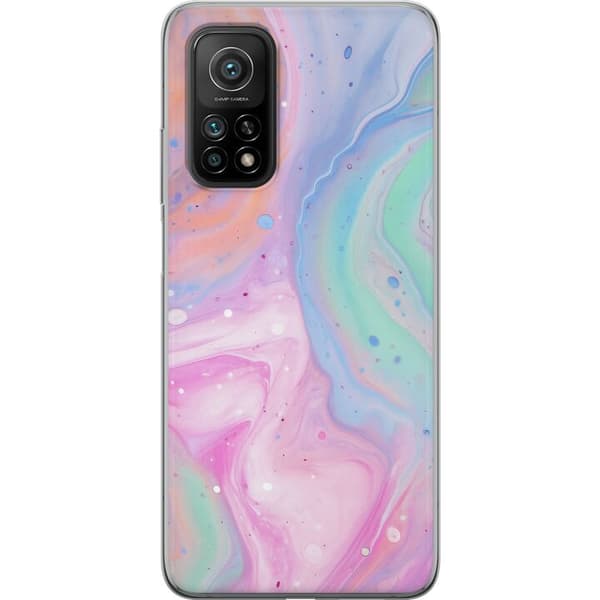 Xiaomi Mi 10T 5G Genomskinligt Skal Pastellmarmor