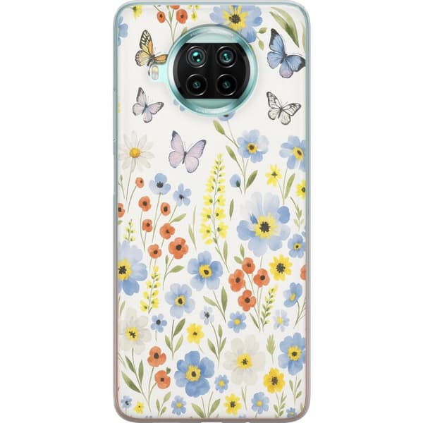 Xiaomi Mi 10T Lite 5G Genomskinligt Skal Sommarblommor