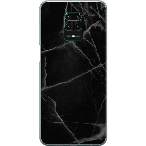 Xiaomi Redmi Note 9 Pro Gjennomsiktig deksel Svart marmor