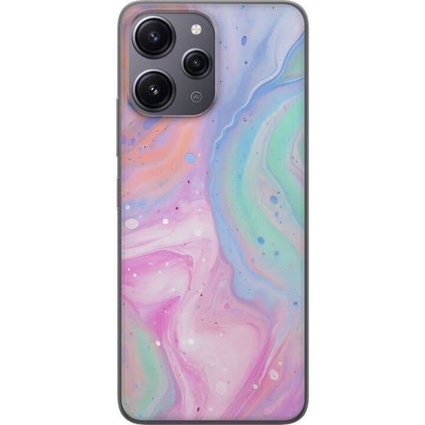 Xiaomi Redmi 12 Läpinäkyvä kuori Pastellimarmori